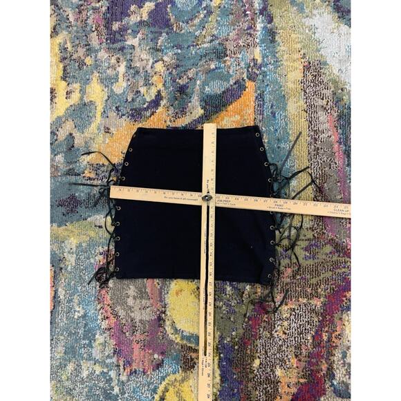 Moussy Blank Mini Fringe Body Con Skirt Size One Size - Picture 4 of 5